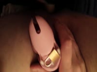 Submissive guy in cock restraint takes anal pegging from his dominant lover in this xxx scene